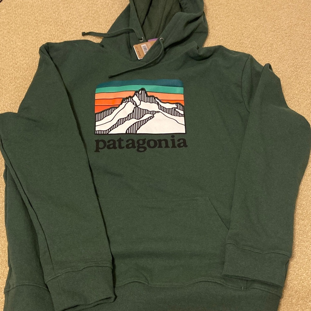 New Patagonia mens line logo ridge uprisal hoody